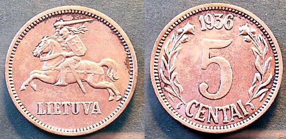 Lithuanian-1925,-1936-&-1938